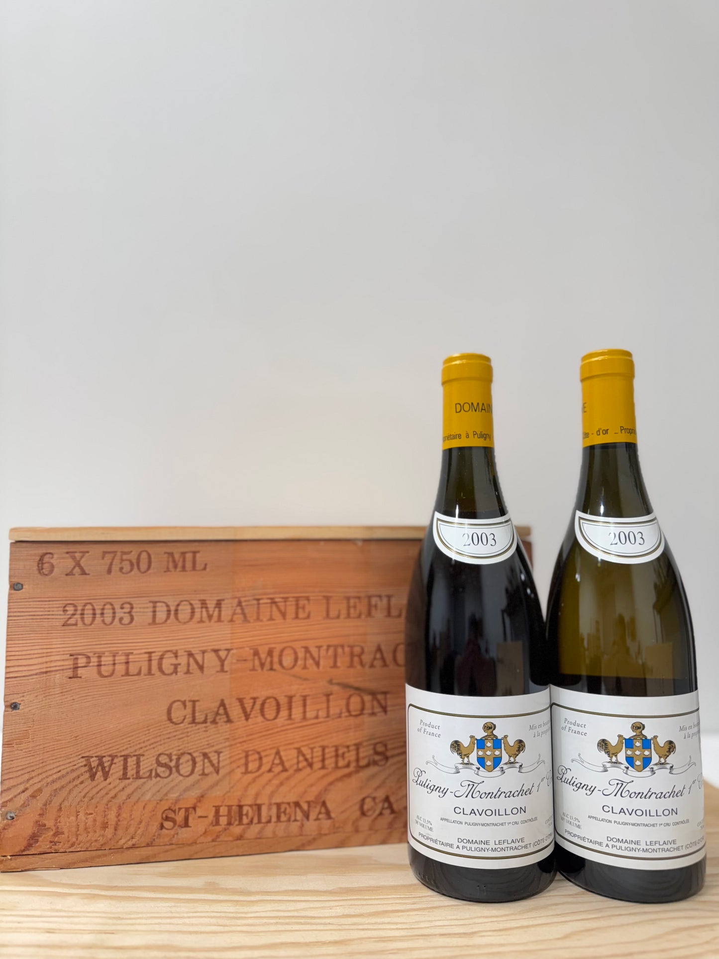 Puligny Montrachet Clavoillon Domaine Leflaive 2003