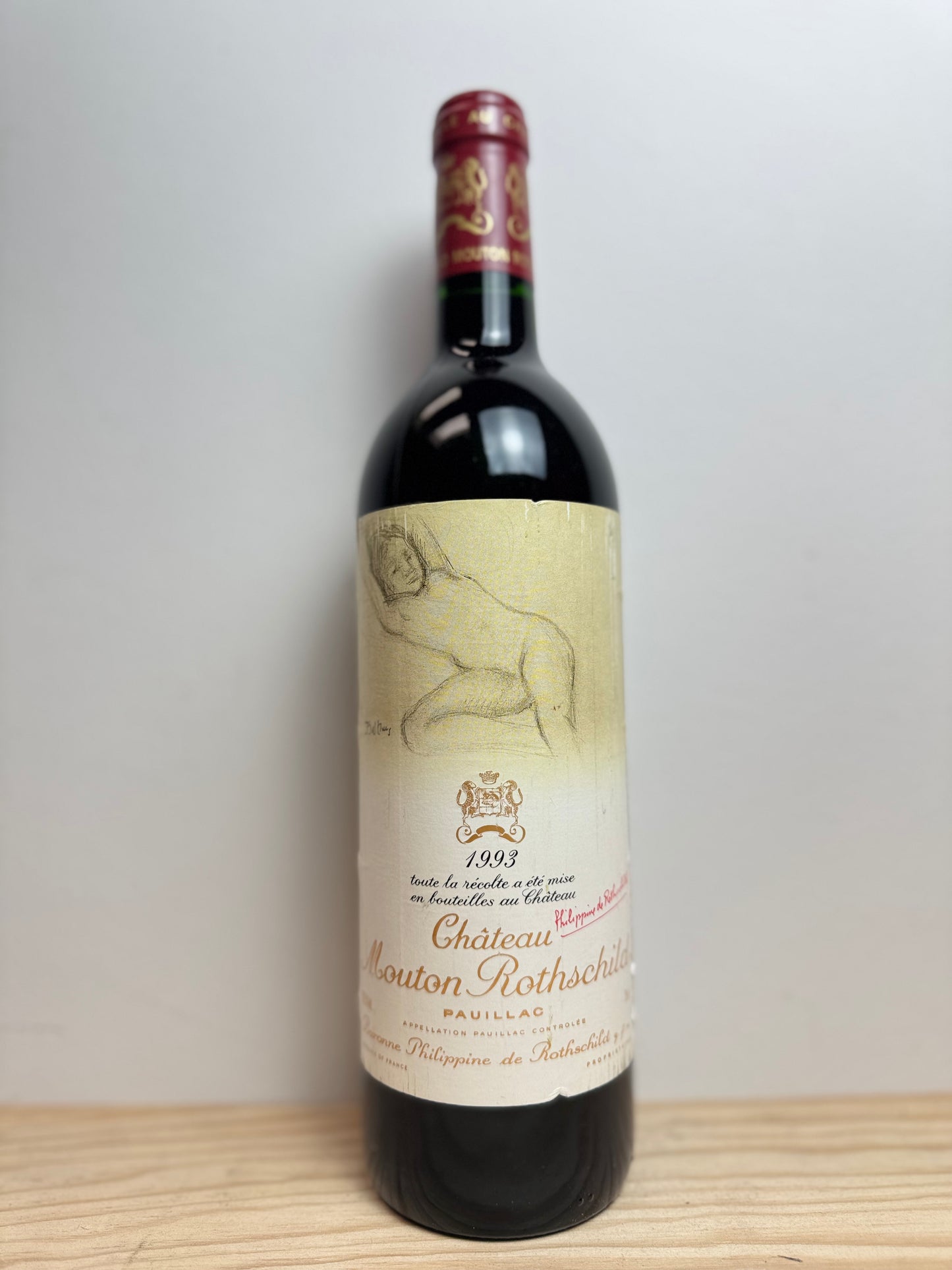 Chateau Mouton 1993 (750ml) Scuffed Label