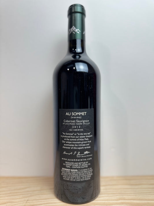 Au Sommet Atlas Peak 2013 (750ml)