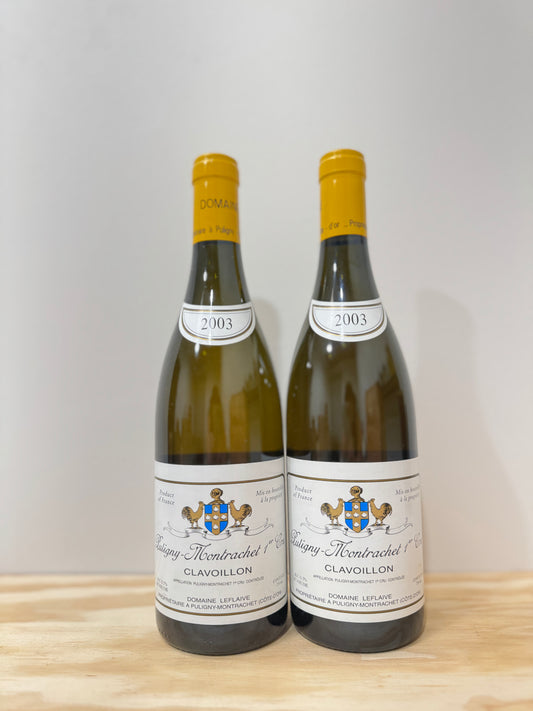 Puligny Montrachet Clavoillon Domaine Leflaive 2003