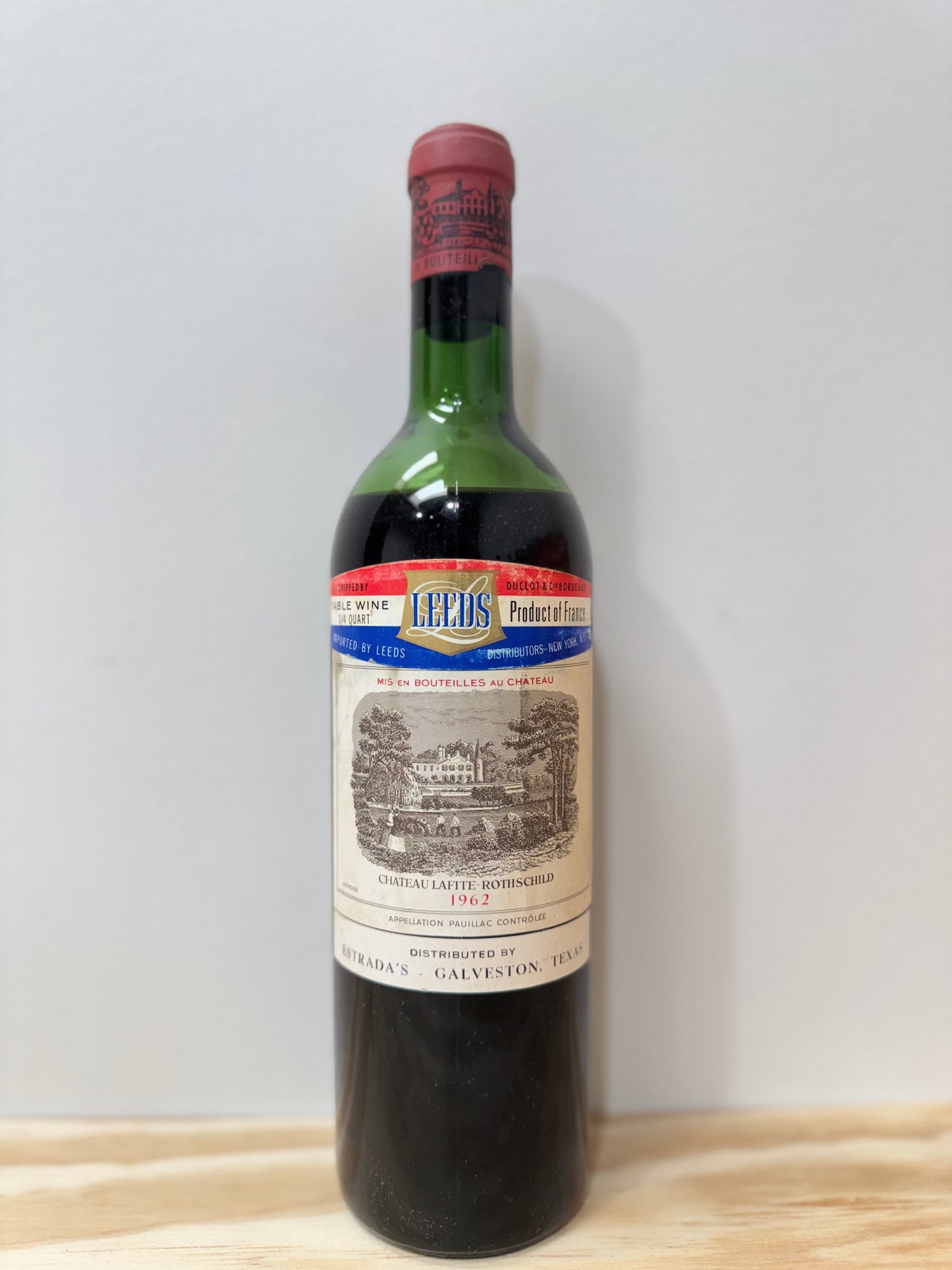 Chateau Lafite 1962 750ml (mid shoulder)