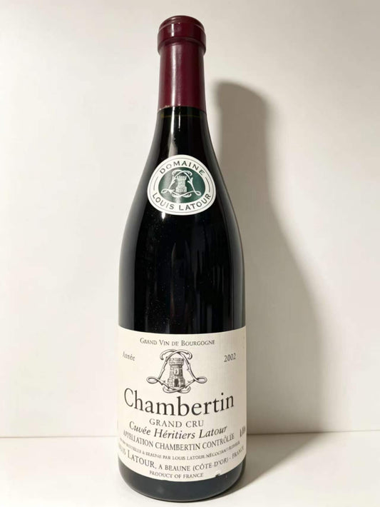 Louis Latour Chambertin Cuvee Heritiers Grand Cru 2002 (750ml)