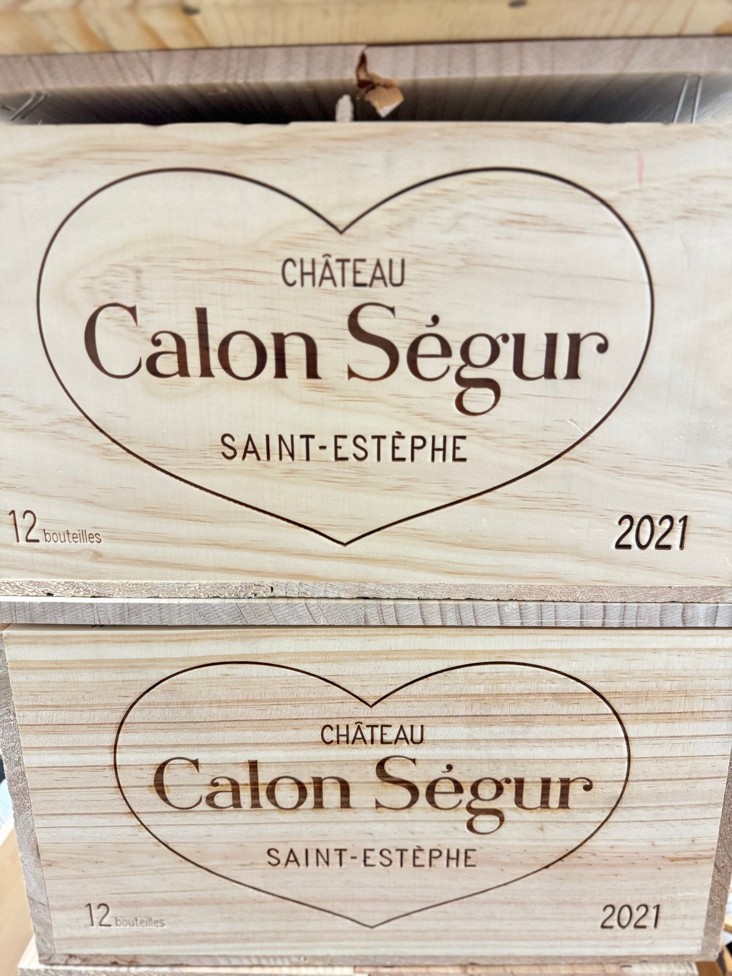 Chateau Calon Segur 2021 750ml, Case 0f 12 BTLS