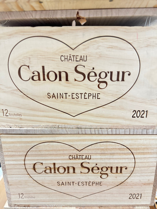 Chateau Calon Segur 2021 750ml, Case 0f 12 BTLS