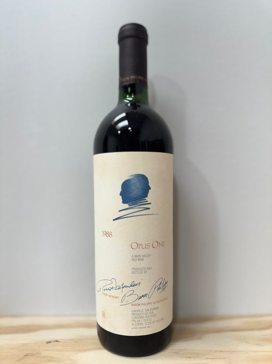 Opus One 1988 750ml (lightly bin soiled label)