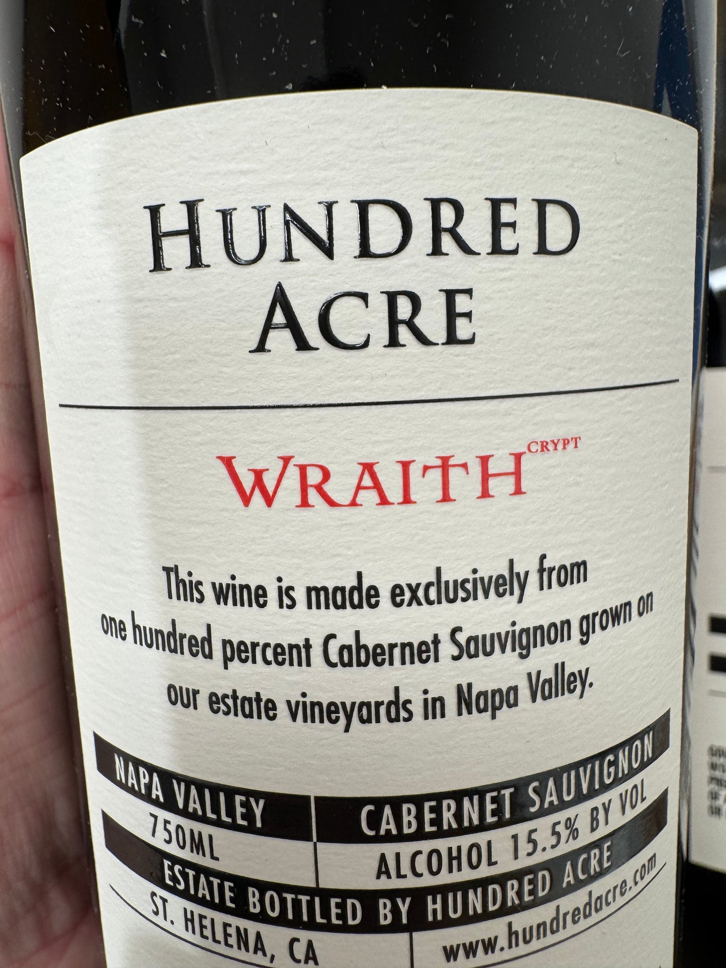 Hundred Acre 2017 Wraith"Crypt"