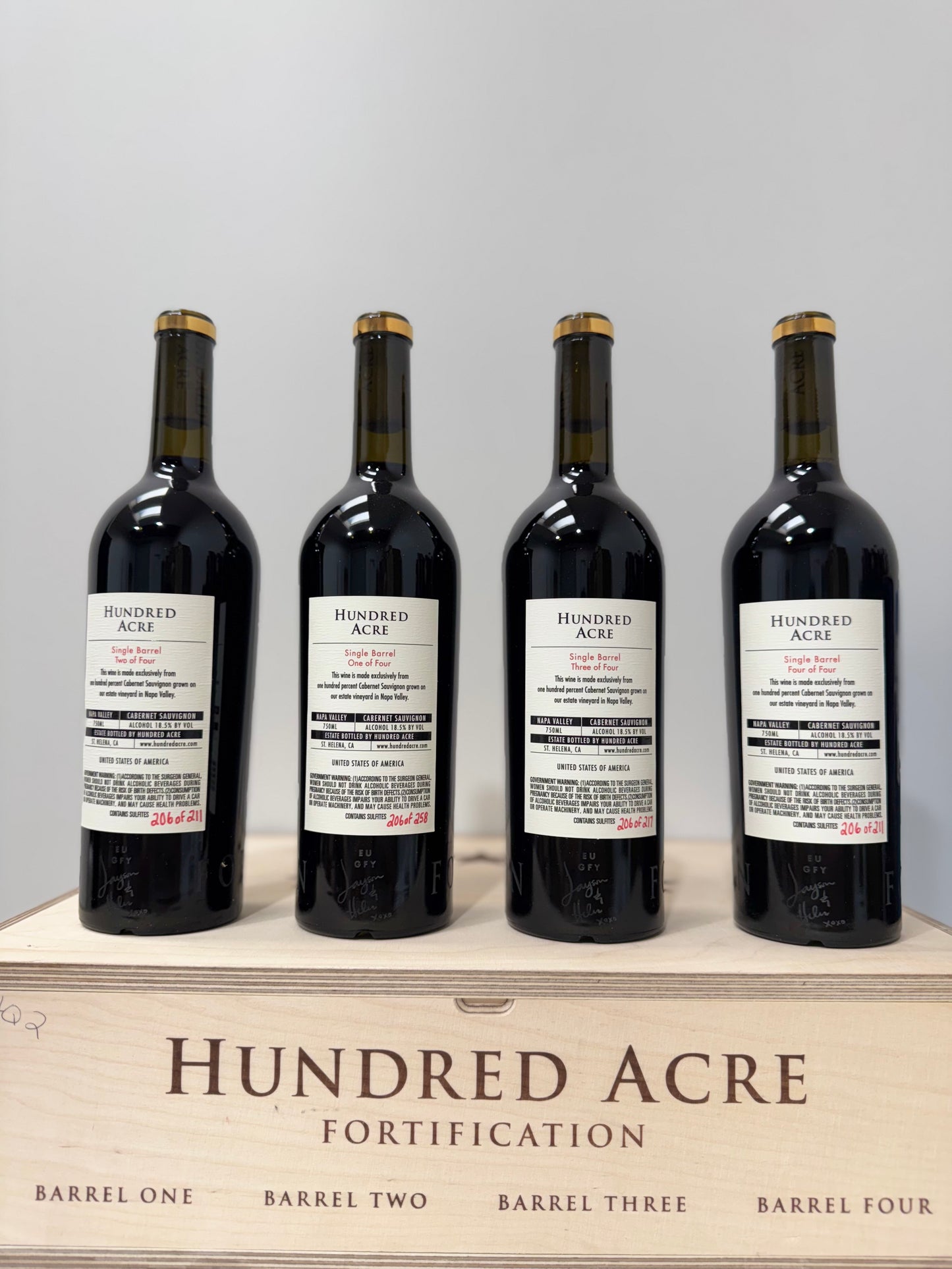 Hundred Acre 2016 Fortification (750ml X 4) Case