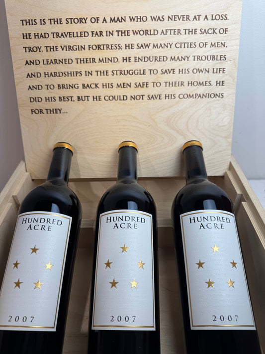 Hundred Acre Shiraz Ancient Way Vineyard Summer's Blocks 2007（750ml)
