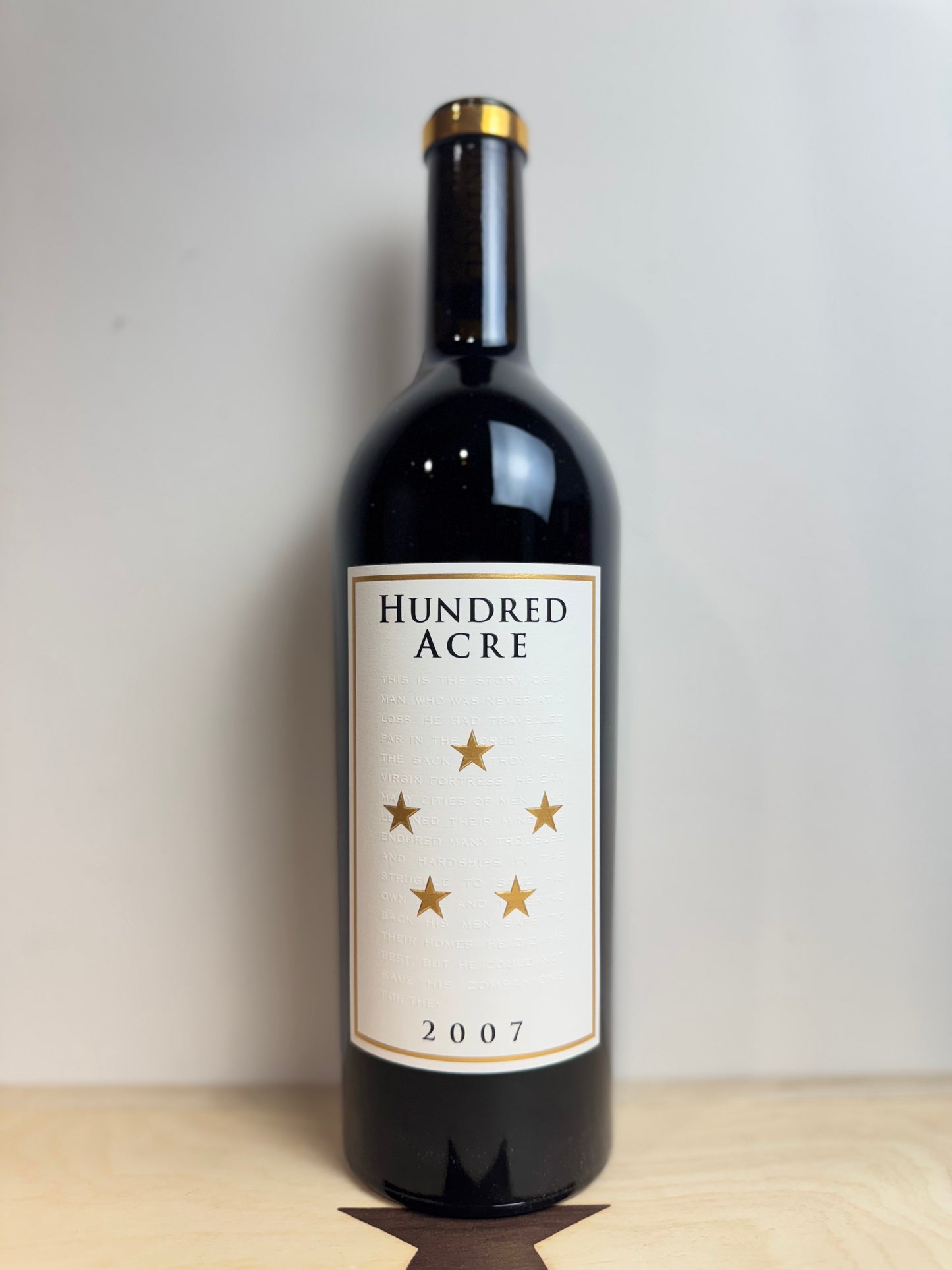 Hundred Acre Shiraz Ancient Way Vineyard Summer's Blocks 2007（750ml)