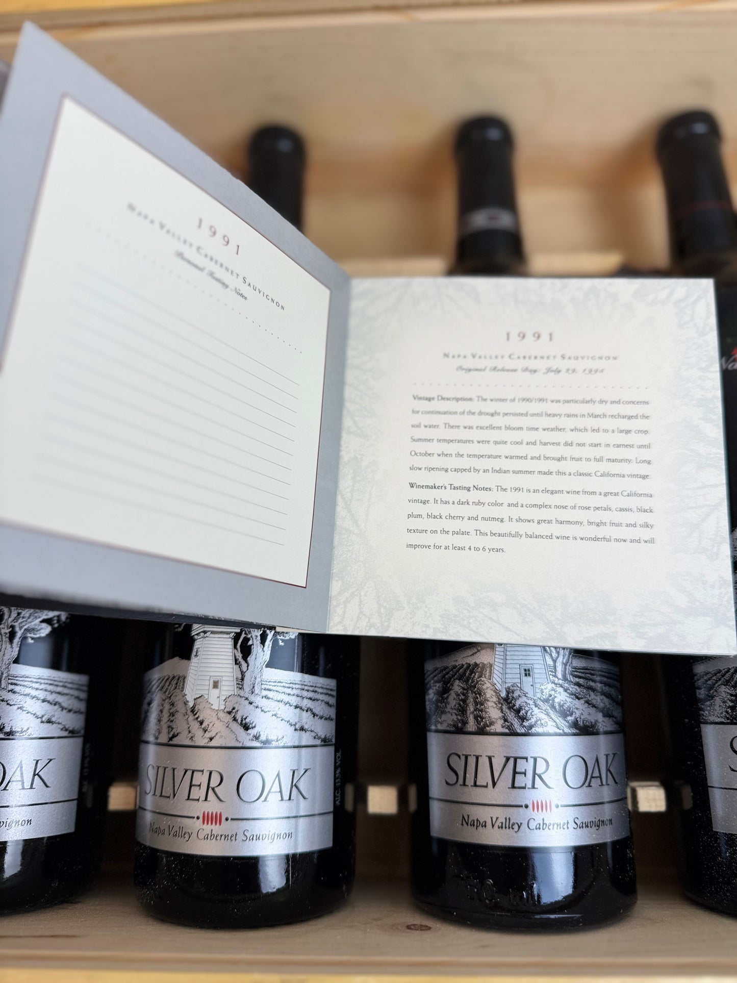 Silver Oak Napa Valley 1990-1995 Collector's Edition
