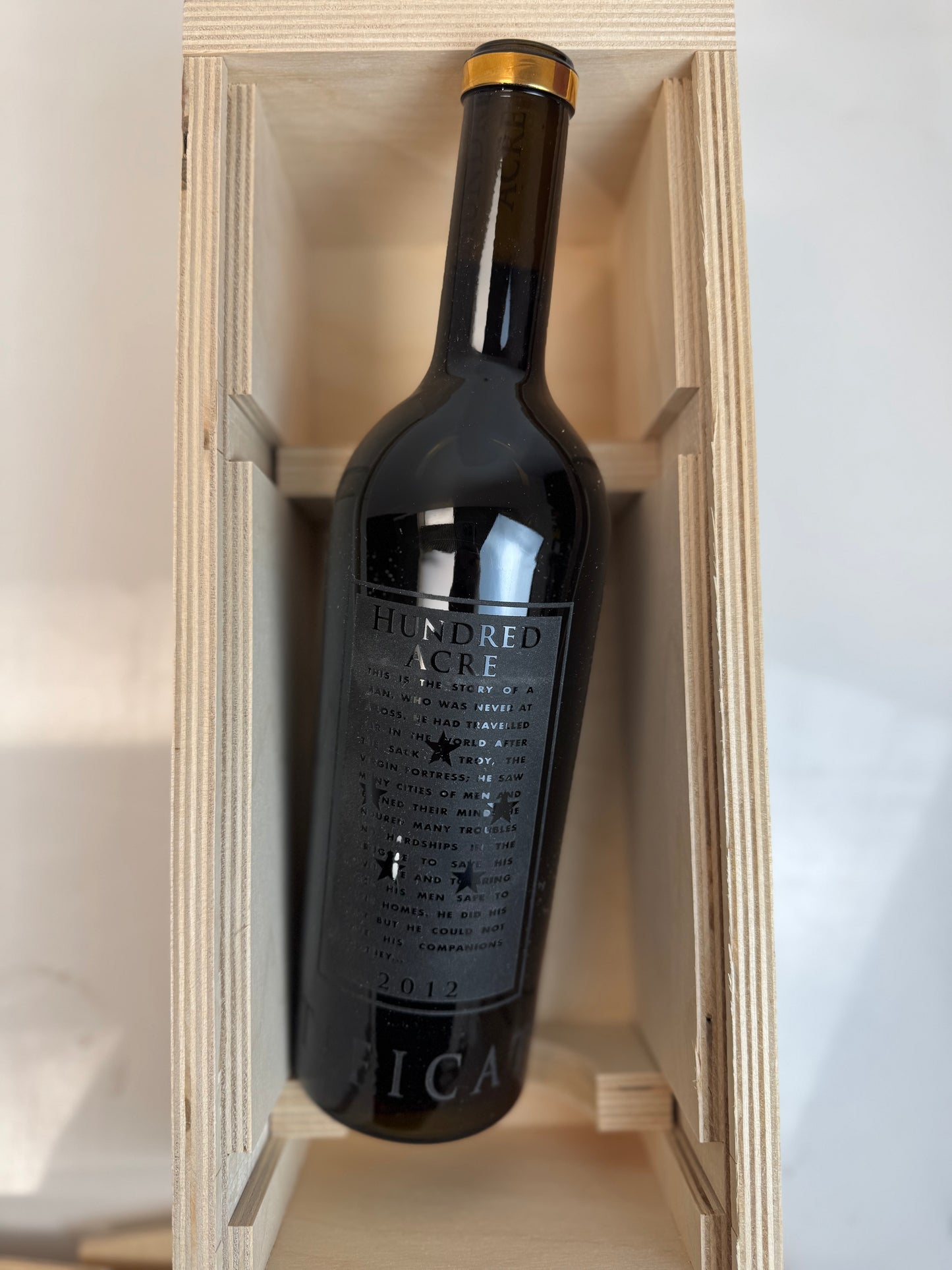 Hundred Acre Fortification 2012 (750ml)