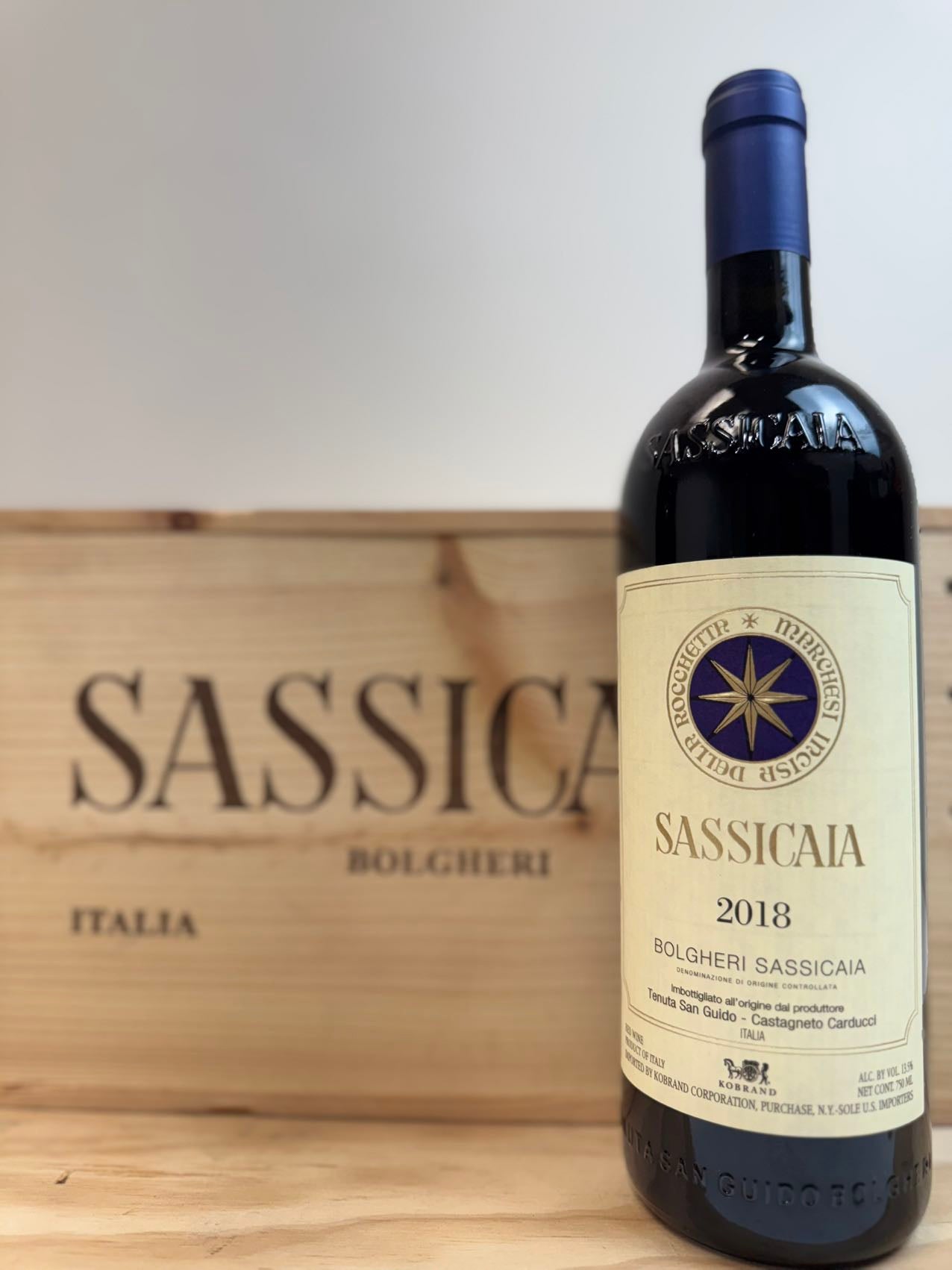 Sassicaia 2018 （750ml）