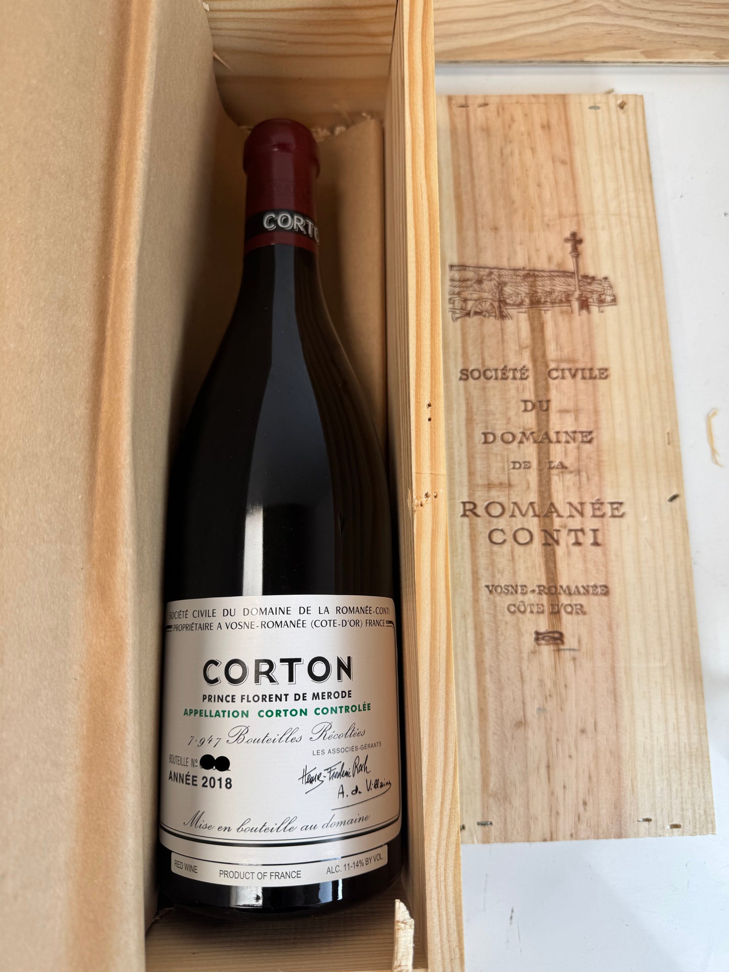 DRC Corton 2018 OWC (750ml)